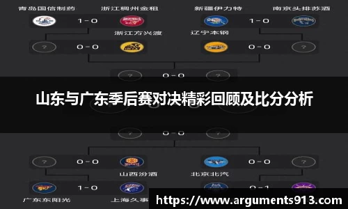 山东与广东季后赛对决精彩回顾及比分分析